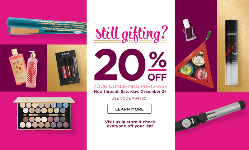 20% off qualifying purchases with code 404830